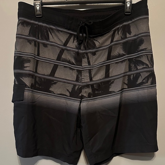 Tropical Vibes Men's Swim Trunks - Picture 1 of 4